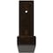 Ekena Millwork Steel Hanging Shelf Bracket, Antiqued Bronze 2"W x 12"D x 7"H BKTM02X12X07HSABZ - alternate 6